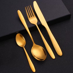 Shiny Flatware Sliver Cutlery Set