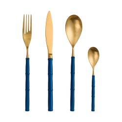 TD-4176 Bamboo cutlery set