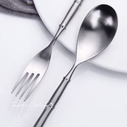 TD-4176 Bamboo cutlery set