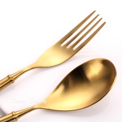 TD-4176 Bamboo cutlery set