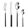 TD-40451 Knight cutlery set with black painted handle