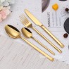 TD-40451 Knight cutlery set with black painted handle