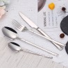 TD-40451 Knight cutlery set with black painted handle