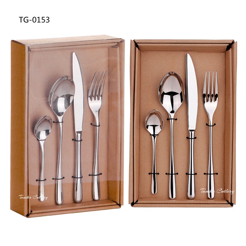 TG-0153  Home Use Cutlery Set Gift Box Color Box Custom Paper Box