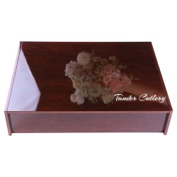 TW-1042  72/84pcs Cutlery Set  Wooden Case
