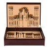 TW-1042  72/84pcs Cutlery Set  Wooden Case