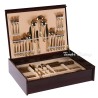 TW-1042  72/84pcs Cutlery Set  Wooden Case