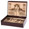 TW-1042  72/84pcs Cutlery Set  Wooden Case