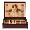TW-1042  72/84pcs Cutlery Set  Wooden Case