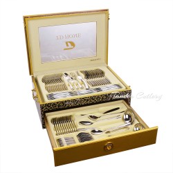 TW-1024  72/84/86pcs Cutlery Set  Wooden Case