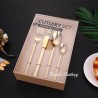 TG-0162  16/20/24pcs Cutlery Set Color Box Paper Box