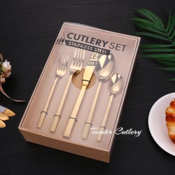 TG-0162  16/20/24pcs Cutlery Set Color Box Paper Box