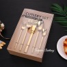 TG-0162  16/20/24pcs Cutlery Set Color Box Paper Box