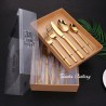 TG-0162  16/20/24pcs Cutlery Set Color Box Paper Box