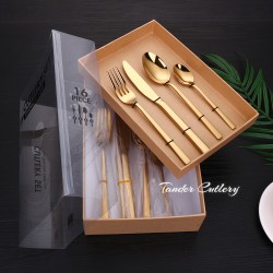 TG-0162  16/20/24pcs Cutlery Set Color Box Paper Box