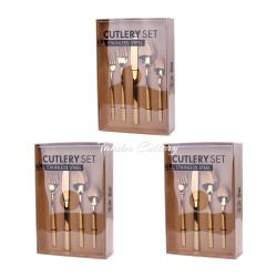 TG-0162  16/20/24pcs Cutlery Set Color Box Paper Box