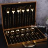 TG-3000 24pcs Cutlery Set  Wooden Case