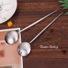 TD-41284 Carme serving spoon and fork set