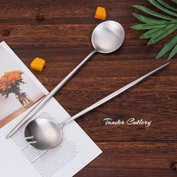 TD-41284 Carme serving spoon and fork set
