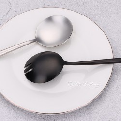TD-41284 Carme serving spoon and fork set