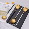 TD-41284 Carme serving spoon and fork set