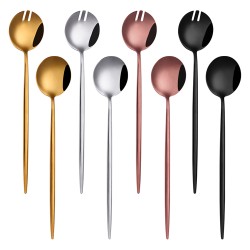 TD-41284 Carme serving spoon and fork set