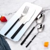 TD-40453 Knight cutlery set with sand plated handle
