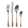 TD-1010C Phobos cutlery set with gold and laser handle