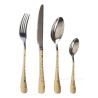 TD-1010C Phobos cutlery set with gold and laser handle