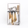 TD-1010C Phobos cutlery set with gold and laser handle