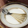 TD-1010C Phobos cutlery set with gold and laser handle