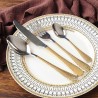 TD-1010C Phobos cutlery set with gold and laser handle