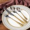TD-1010C Phobos cutlery set with gold and laser handle