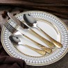 TD-1010C Phobos cutlery set with gold and laser handle
