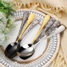 TD-1010C Phobos cutlery set with gold and laser handle