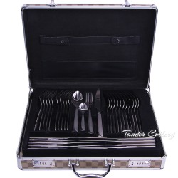 72/84/86pcs Cutlery Set Aluminum Case