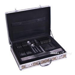 72/84/86pcs Cutlery Set Aluminum Case