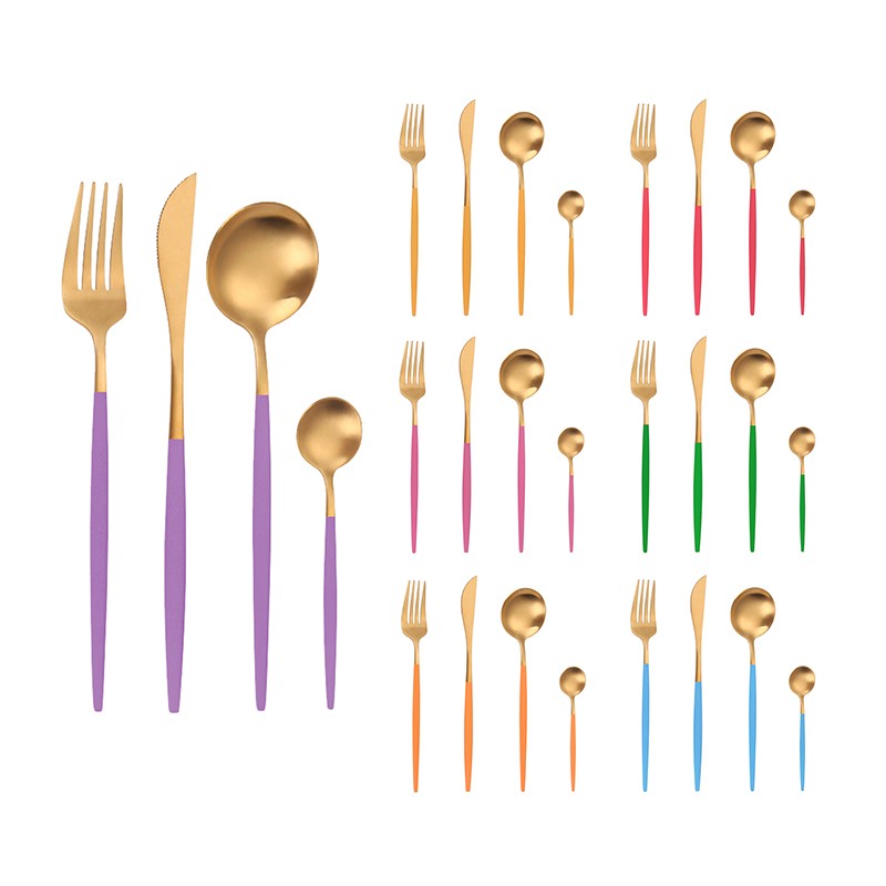 TD-42263 Beacon cutlery set with candy color